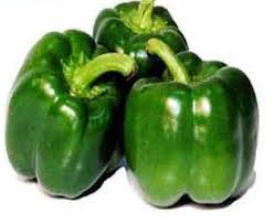 Capsicum Green (शिमला मिर्च) (1 KG)
